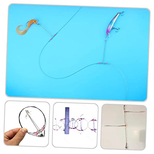 Líneas de pesca resistentes BESPORTBLE 10Pcs con giratorios miniatura 7