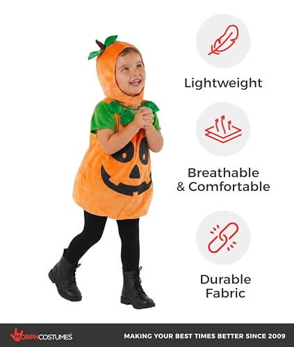 Disfraz de Calabaza Morph para Niños y Niñas miniatura 4
