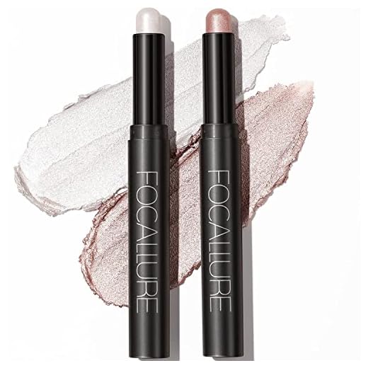 2 Pcs Bâton De Fard À Paupières Paillette,mat Cream Eyeshadow Stick,les Yeux Étincelant Mat, Maquillage Pour Les Yeux Fard À Paupières Imperméable Longue Durée (Twilight（0102）)