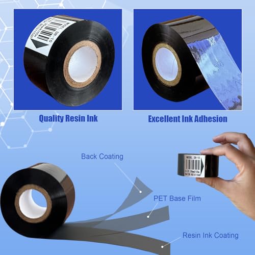 Cinta de estampado termo 30mm x 100m pack 10 rolls miniatura 4