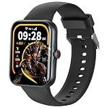 Transformers Fitness Tracker Smartwatch, Smartwatch for Kids Men Women, 1.83-inch HD IP68, Supports Voice Calls, Sleep Calories Sports Mode, Pedometer Bluetooth-Music Message Notifications (Black)