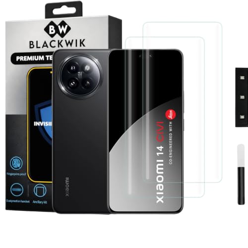 Image of Blackwik UV Curved Tempered Glass for Xiaomi 14 Civi 5G | 2-Pack