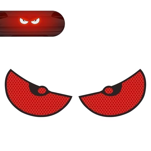 Anyhut red reflective stickers image