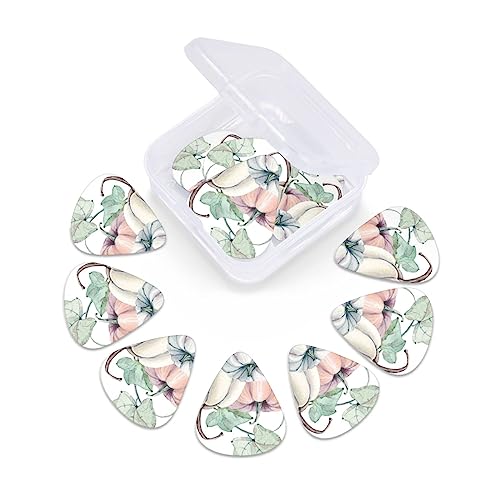 Lot de 12 médiators en forme de citrouille pour guitare électrique et basse - Les Beatles, Paul McCartney, John Lennon, RIngo Starr, George Harrison Lot de 12 médiators en forme de citrouille pour guitare électrique et basse – Image 7
