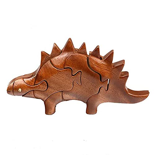 Yovqnmxanimalwooden Puzzle Toysintelligence Game For Kids Wood Block Puzzle （Swordback Dragon） #TOP3