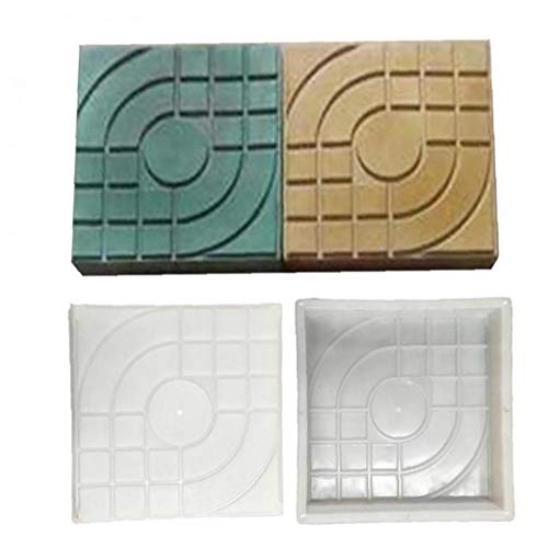 Lankater Pavement Massoneria Modello Pavimento Campagna Costruzione di Stampi Percorso del Mattone del Cemento Attrezzo Giardino 25 X 25 Centimetri