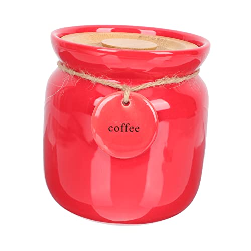 Alipis Barattolo Per Conservare i Chicchi Di Caffè Barattolo Per Tè Coperchio Incluso Adatto Per Cucina Conservazione Di Alimenti Secchi