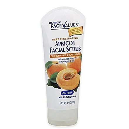 Harmon Face Values Apricot Scrub Blemish Control 6 oz. (pack of 2)