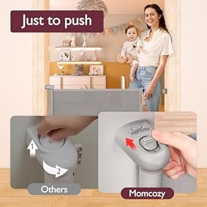   Momcozy-Baby-Gate-Retractable-Baby-Gate-or-Dog-Gate-EASY-to-USE-for-33-Tall-Extends-up-to-55-Wide-Baby-Gate-for-Stairs-Doorways-Hallways-Indoor-Outdoor