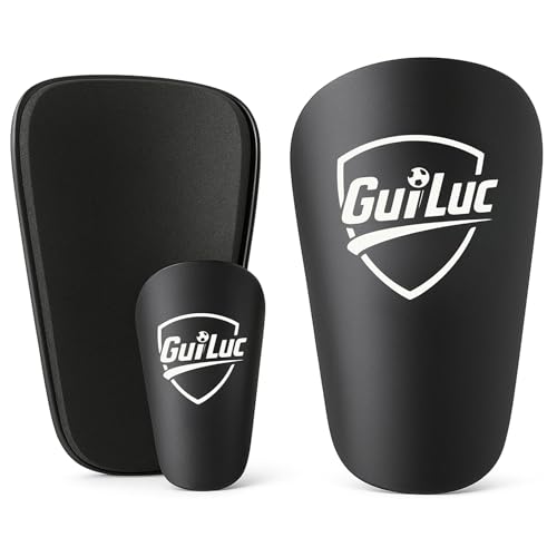 Mini protège-tibias de football pour adultes et enfants - Légers, confortables et résistants - Protège-tibias de football pour enfant - Taille 12 x 7,8 cm