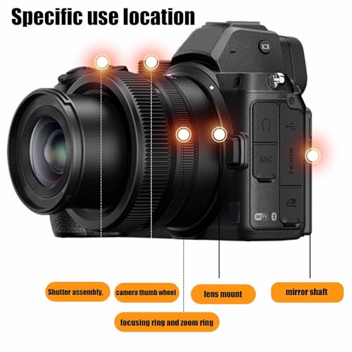 Lens Helicoid Grease, 30g Camera Lubricant, Long Lasting Smooth Lube for Focusing Tubes, O Rings, and Binoculars, Household Maintenance Precision Optical Equipment Care Black