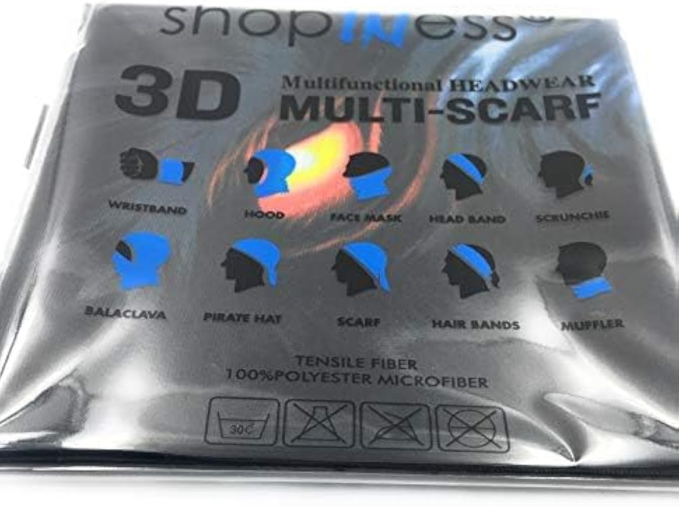 ShopINess Écharpe Tube Unisexe Multifonction Pour Adulte, Bandana, Cache-cou Pour Moto, Fête Sportive, Halloween Et Carnaval, Activités De Plein Air, Personnages De Film (Joky