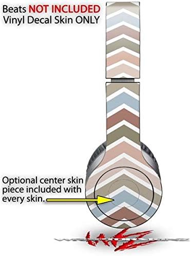 Skin Decal Wrap Works with Original Beats Solo HD Headphones Zig Zag Colors 03 Skin Only (Headphones NOT Included)