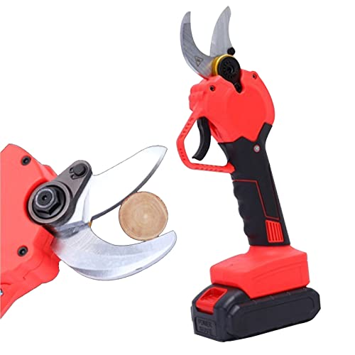 Forbici elettriche da potatura Forbici elettriche a Batteria da 21 V, Diametro di Taglio da 40 mm (1,5�? Diametro di Taglio Portatile per Rami di Alberi, cespugli fioriti, tagliabordi per giardinagg