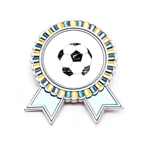 Pin's de football noir en métal, le cadeau idéal pour tous les supporters