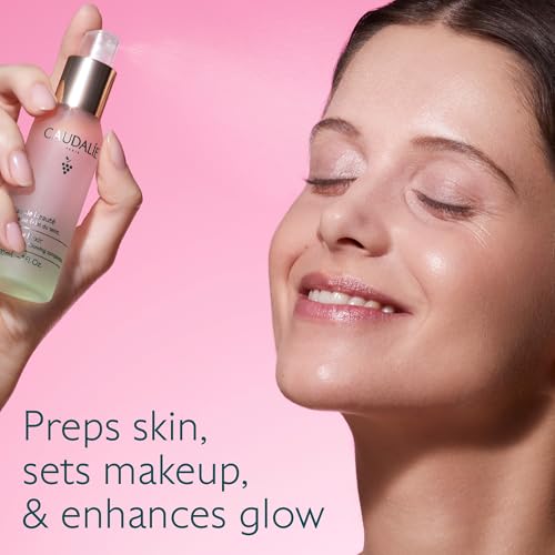 Caudalie Beauty Elixir Face Mist: Toner That Tightens Pores + Reduces Dullness + Sets Makeup - 30 mL