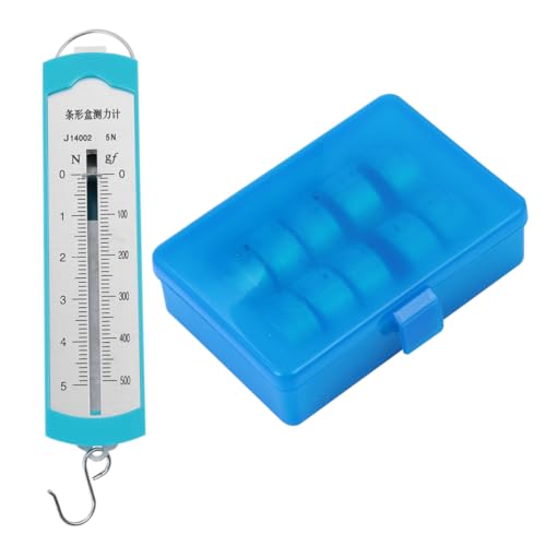 SKISUNO Dynamometer Hook Code Set 10 Hooks 50g Mass Physics Lab Equipment High Precision Force Gauge Meter