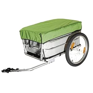 ZPDD 20 Inch Bike Cargo Bagage Trailer Met Regenhoes, Aluminium Frame Fiets Trailer, Bagage Kar, Mountainbike Trailer