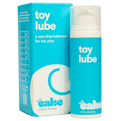 Image of Hello Cake Toy Lube, Thick, Non-Drip Jelly Lube for Adult Toys, Water-Based Personal Lubricant for Men, Women, and Couples, 1.7 fl oz