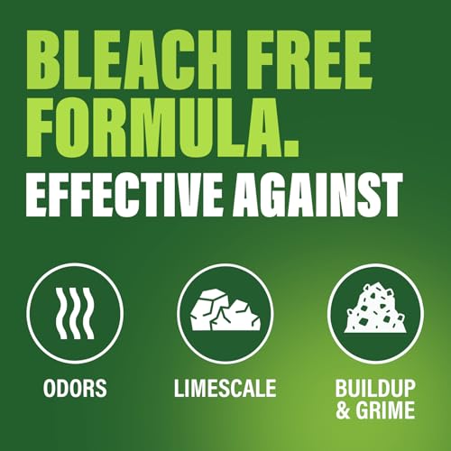 green gobbler washing machine cleaner tablets with pipe clean technology deodorizer  front amp top load washer  28 count