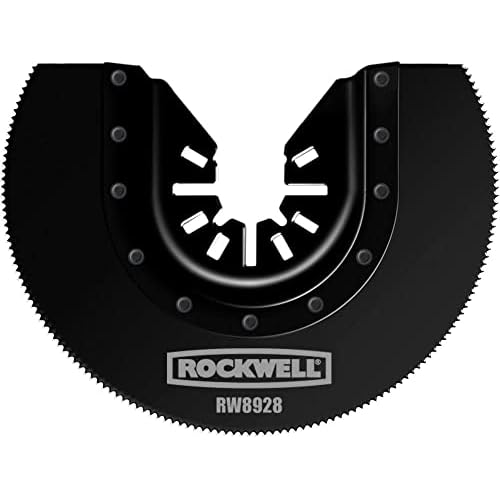 Rockwell RW8928 3-1/8-Inch Sonicrafter Oscillating Multitool HSS Semicircle Saw Blade with Universal Fit System