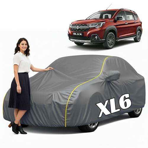Image of 100% Waterproof Car Cover for Xl6 (All Models & Years) - Custom Fit with Mirror Pockets, Triple-Stitched, Soft Inner Lining, UV & Heat Resistant, Outdoor /Indoor Protection