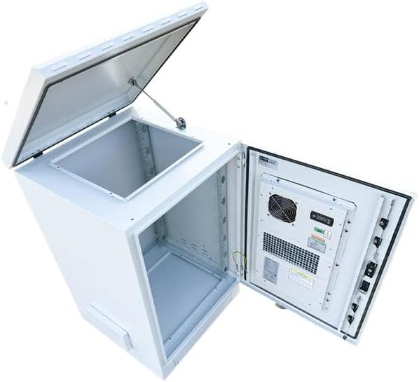 16U Outdoor Server Rack Cabinet – 19″ 600mm Enclosure with Integrated A/C – IP66 Weatherproof Network Cabinet – STURDX