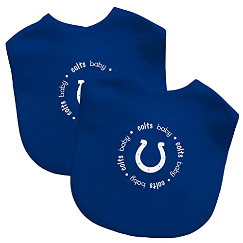 Baby Fanatic Team Color Bibs, Indianapolis Colts, 2-Count