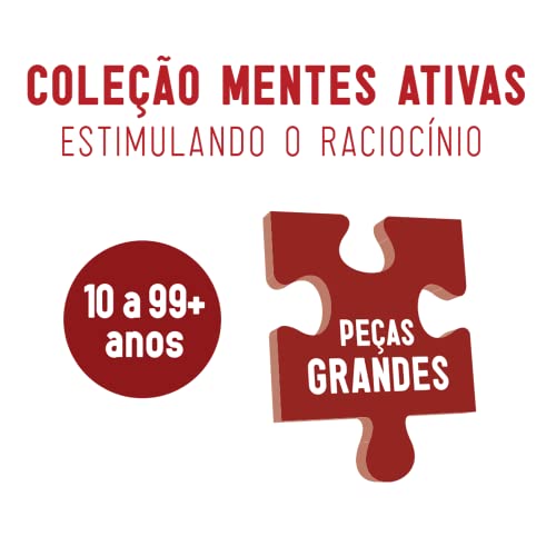 Mentes Ativas: Cesta de Gatinhos - Quebra-cabeça - 300 peças - Toyster Brinquedos
