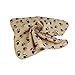 Inzopo Warm Lovely Fleece Blanket Pet Dog Paw Print Pattern Soft Bed Mat - Brown, S