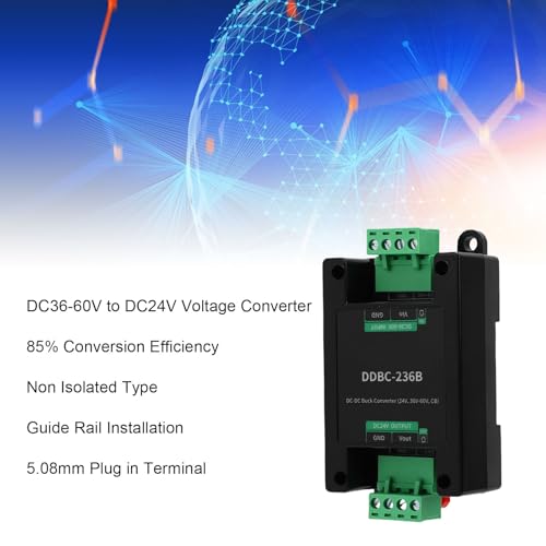 Convertidor reductor CC a CC de 36-60V a 24V con carcasa duradera de ABS Fabater 3