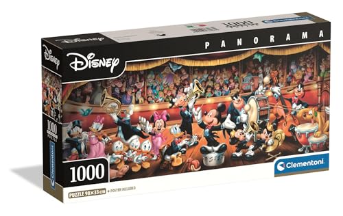 Puzzle Compact 1000 pièces Panorama : Orchestre Disney Clementoni Puzzles - vue 6