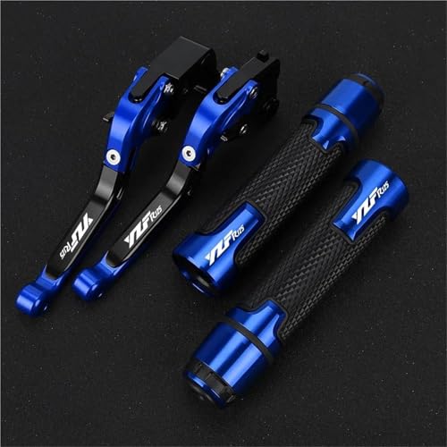 Levier frein embrayage et poignée moto Yamaha YZF-R125 en aluminium avec finition Couleur 1