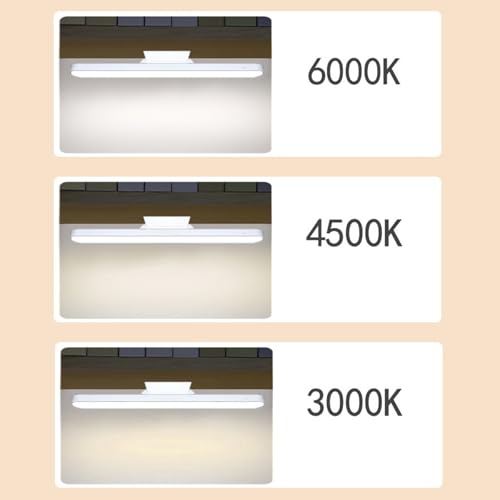 Lámpara de pared regulable de 3 colores con batería interna de 2000mAh e interruptor táctil 2