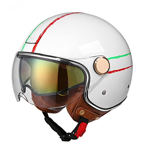 Cascos moto abiertos para ciclomotor urbano escapadas de fin de semana retro 2