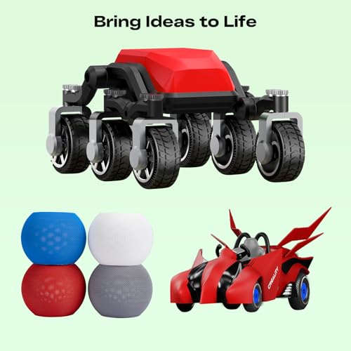 Image of Creality 3D Printer Filament Bundle 4KG, 4 Pack 1kg Spool(2.2lbs) 1.75mm PLA Filament Bulk + /- 0.02mm, for Most FDM 3D Printers, White and Black
