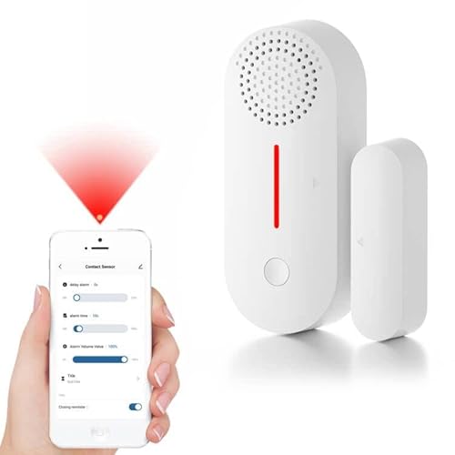 Door Alarm Sensor WiFi Home Security Door Open Contact