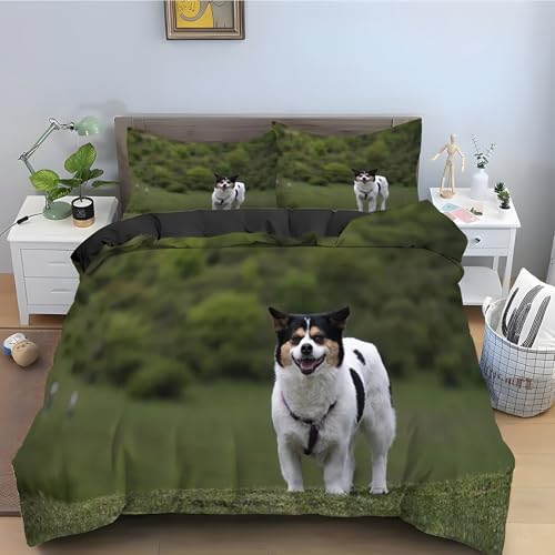 Housse de couette 200x200 microfibre Jack Russo Terrier - 2