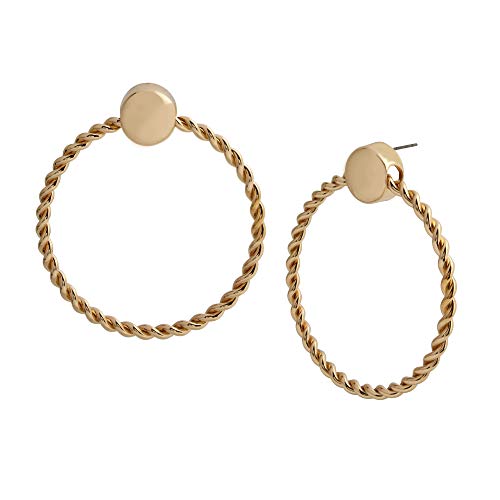 Twist Doorknocker Earrings #TOP28