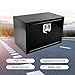 FGJQEFG 24'' Heavy Duty Truck Tool Box Steel for UnderBed Trailer Outdoor Car with Lock and Key - 24 x 14 x 16 Inch Black Underbody Toolbox