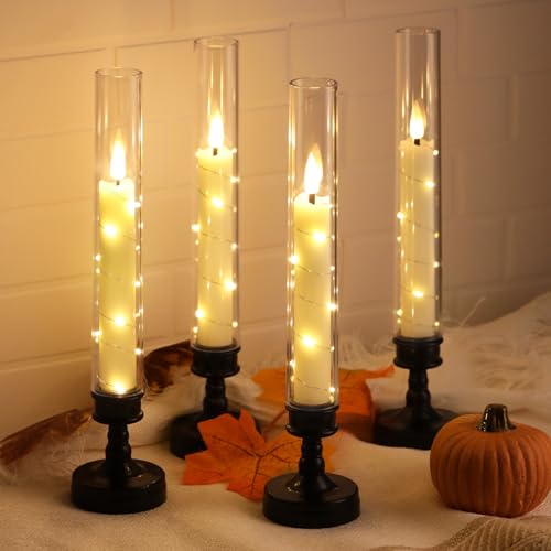Bougies LED de 26 cm pour illuminer vos tables de Noël et mariages