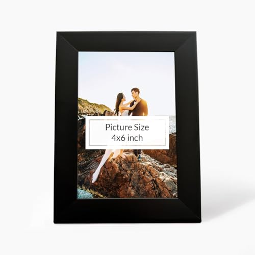 Image of Art Street Set of 6 Wall Photo Frames, Wall Hanging Picture Frame for Home, Living Room, Study Room Decor & Office Decor (Color: Brown, Size 4x6 Inch)