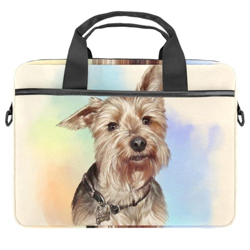 Sacoche ordinateur 13-14.5 pouces Yorkshire antichoc, sac bandoulière étanche multicolore