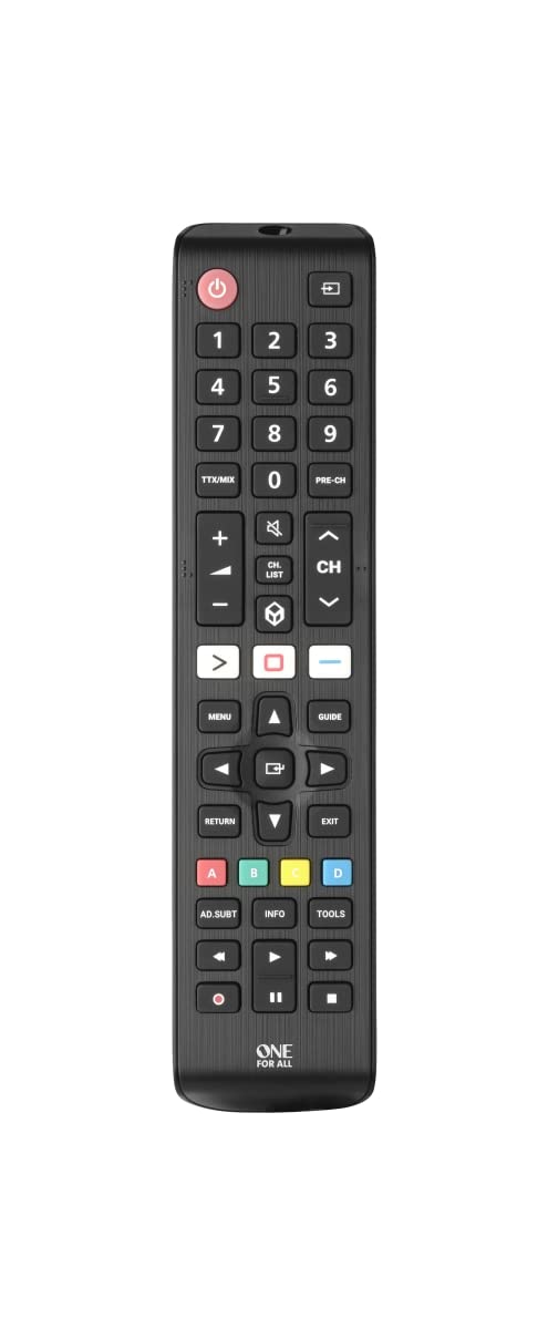 Samsung TV Replacement Remote – Works with Any Samsung TV – Learning Feature – SimpleSet – URC4810 by One For All - Image 2