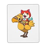 マウスパッド 小型 デスクマット おしゃれ 妖怪ウォッチ 滑り止め 薄い 防水 耐久性 ラバー 両面デスクプロテクター ゲーム/オフィス適用 7.9 X 9.5 In