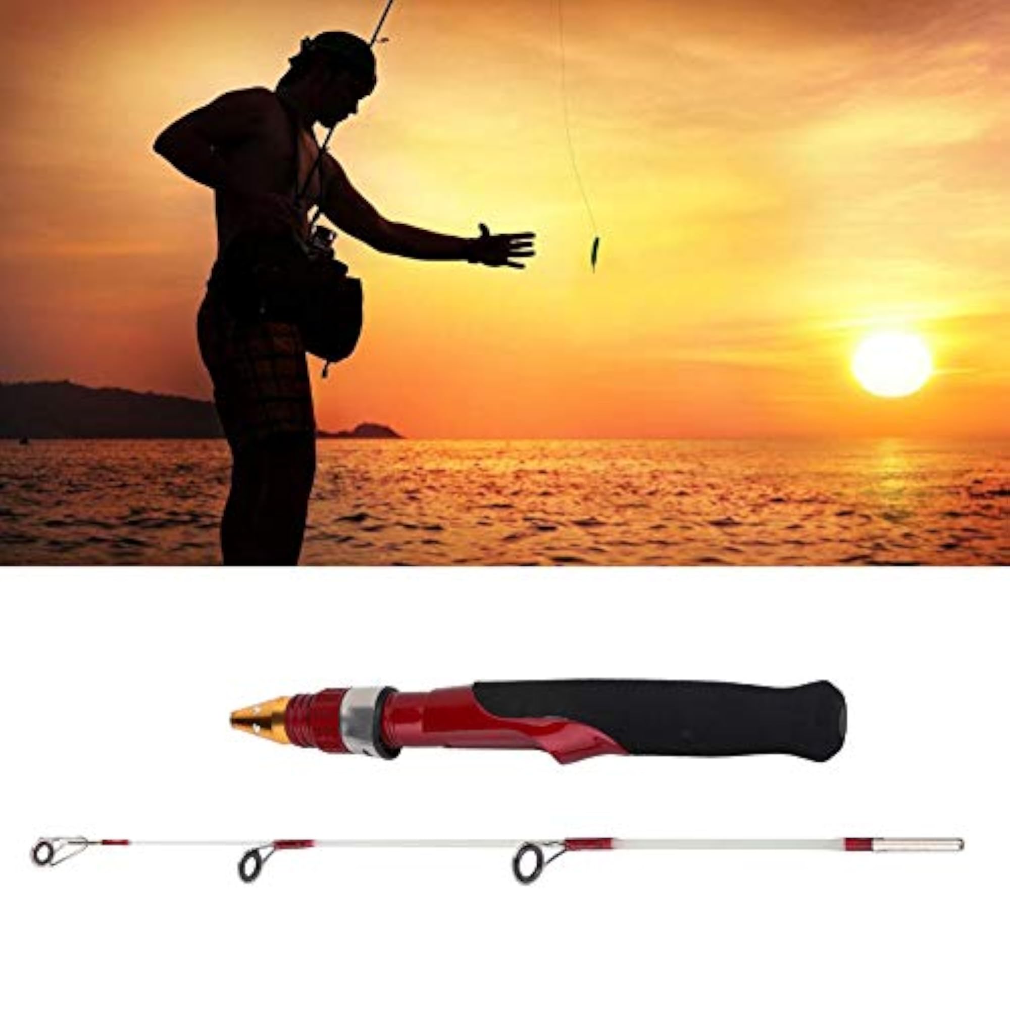 Mini Shrimp Fishing Pole, Portable Fishing Accessories