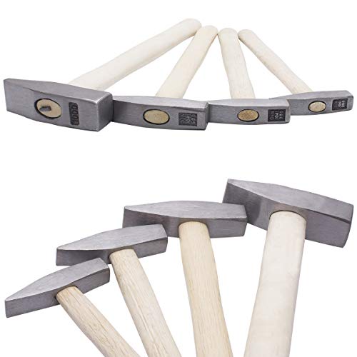 Convy GJ-0140 Engineers Machinist Hammer with Wooden Handle 300G - Thumbnail 5
