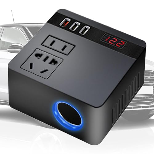 Inversor de 12 V 24 V con compresor de aire y adaptador de salida de coche