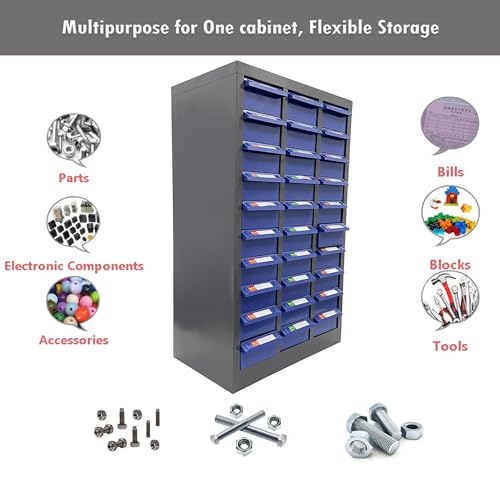 Intsupermai S054557 Parts Cabinet 30 Large Drawers Storage Cabinet Abs/Ps Plastic Cabinet Storage Equipment thumb #5