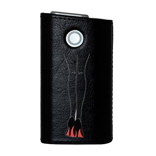 glo グロー グロウ 専用 レザーケース レザーカバー タバコ ケース カバー 合皮 ハードケース カバー 収納 デザイン 革 皮 BLACK ブラック ファッション おしゃれ 靴 014455